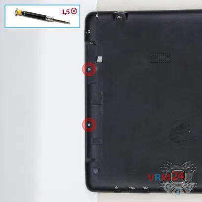 How to disassemble Prestigio MultiPad 2, Step 2/1