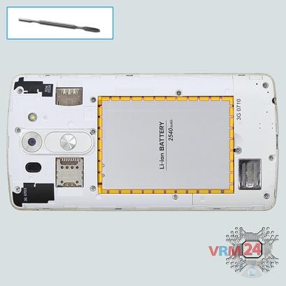 How to disassemble LG G3s D724, Step 2/1