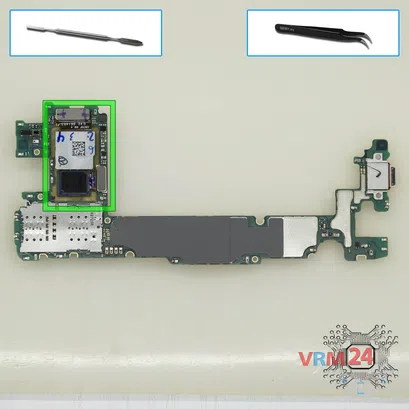 Как разобрать Samsung Galaxy S10e SM-G970, Шаг 11/1