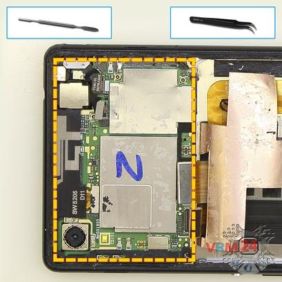 How to disassemble Sony Xperia M4 Aqua, Step 12/1