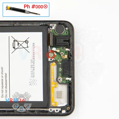 Cómo desmontar Tecno Camon 19, Paso 11/1