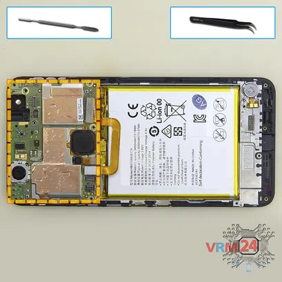 How to disassemble Huawei Nexus 6P, Step 15/1