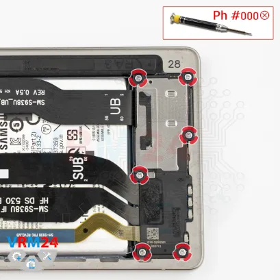Como desmontar Samsung Galaxy S25 Ultra SM-S938 por si mesmo, Passo 8/1