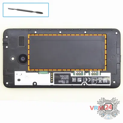 How to disassemble Microsoft Lumia 640 XL RM-1062, Step 2/1