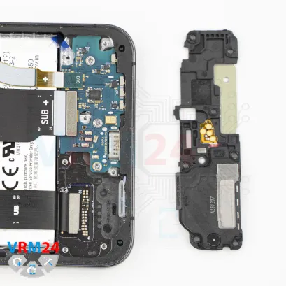 How to disassemble Samsung Galaxy S24+ SM-S921, Step 8/2