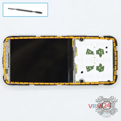 Cómo desmontar Nokia 225 RM-1011, Paso 6/1