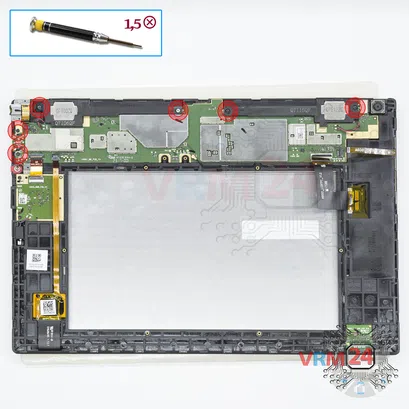 Cómo desmontar Lenovo Tab 4 TB-X304L, Paso 7/1