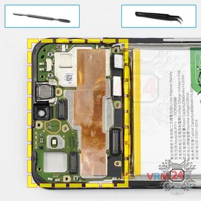 How to disassemble Oppo A1k, Step 12/1