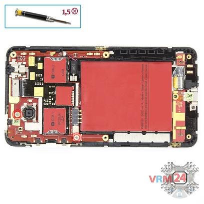 How to disassemble HTC Desire 400, Step 7/1