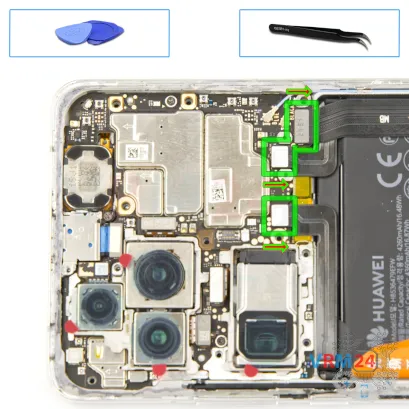 Как разобрать Huawei P50 Pro, Шаг 11/1