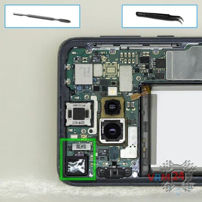 How to disassemble Samsung Galaxy S10e SM-G970, Step 8/1