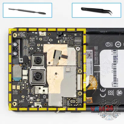 Como desmontar HTC U12 Plus por si mesmo, Passo 21/1