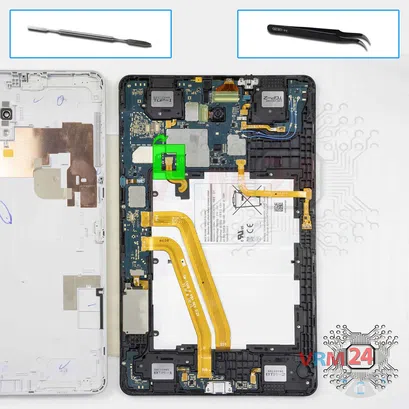 How to disassemble Samsung Galaxy Tab A 10.5'' SM-T590, Step 4/1