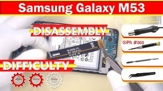 Samsung Galaxy M53 SM-M536 Take apart Disassembly in detail