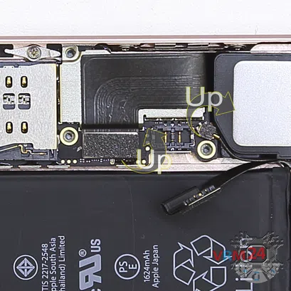 Como desmontar Apple iPhone SE por si mesmo, Step 11/4