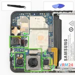 How to disassemble Samsung Galaxy M55 SM-M556, Step 13/1