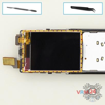 How to disassemble Nokia 8600 LUNA RM-164, Step 22/1
