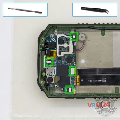 How to disassemble Oukitel K10000 Max IP68, Step 8/1
