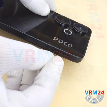 Cómo desmontar Xiaomi POCO M6, Paso 2/3