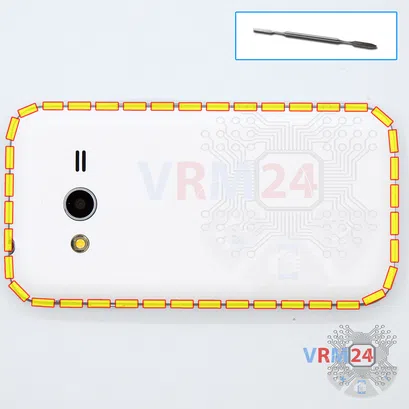 How to disassemble Samsung Galaxy Ace 4 Lite SM-G313, Step 2/1