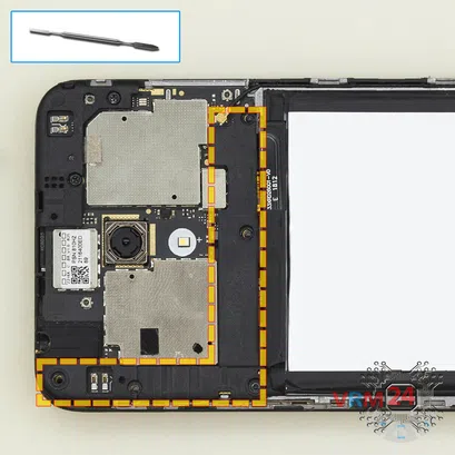 Cómo desmontar Meizu M8c M810H, Paso 4/1