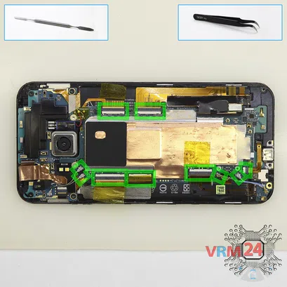 How to disassemble HTC One M9, Step 8/1