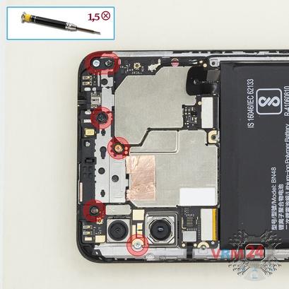 Como desmontar Xiaomi Redmi Note 6 Pro por si mesmo, Passo 12/1