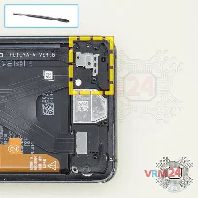 How to disassemble Huawei Mate 20 Pro, Step 9/1