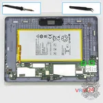 Como desmontar Huawei MediaPad T3 (10'') por si mesmo, Passo 12/1