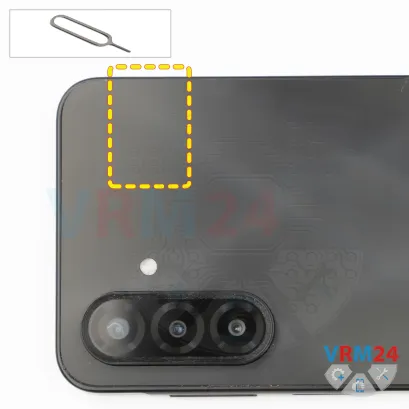 How to disassemble Samsung Galaxy A17 4G SM-A175, Step 2/1
