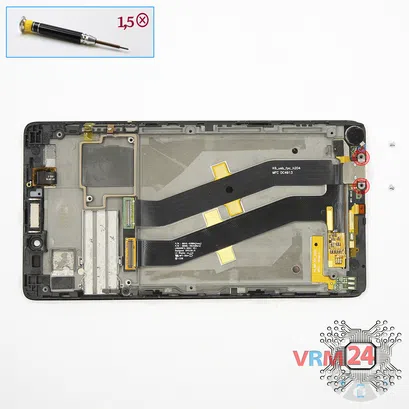 How to disassemble Lenovo Vibe Z K910, Step 10/1