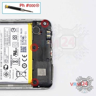 How to disassemble Asus ZenFone 3 Laser ZC551KL, Step 8/1