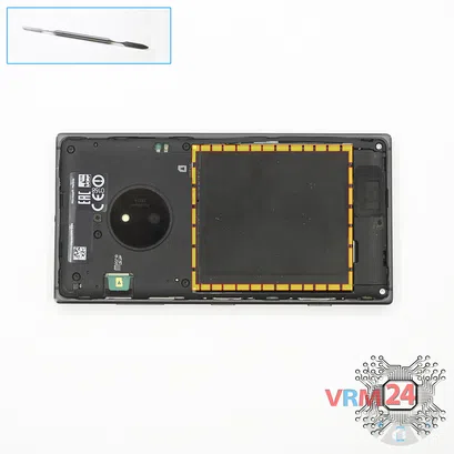 How to disassemble Nokia Lumia 830 RM-984, Step 2/1