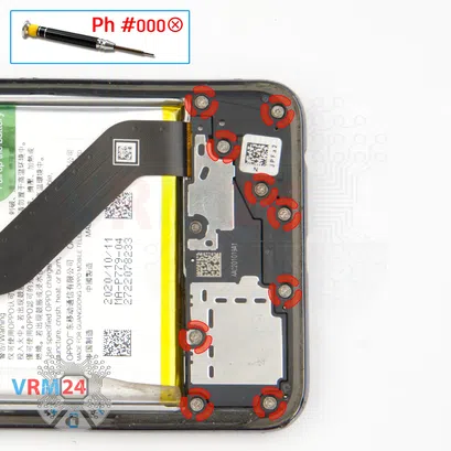 How to disassemble Oppo Reno4 Lite, Step 5/1