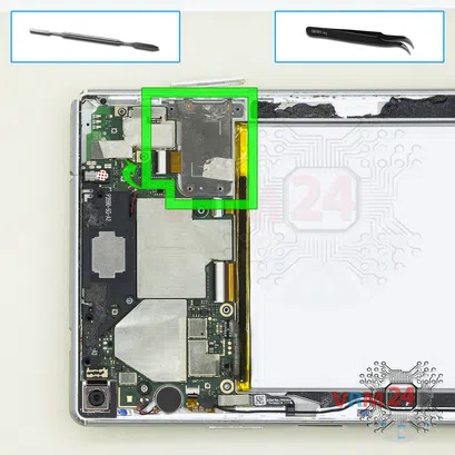 Cómo desmontar Lenovo Tab 4 Plus TB-8704X, Paso 8/1