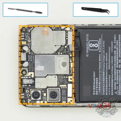 How to disassemble Xiaomi Redmi 6 Pro, Step 15/1