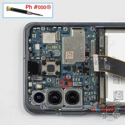 Como desmontar Samsung Galaxy S20 SM-G981 por si mesmo, Passo 14/1