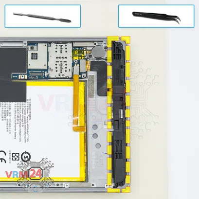 Cómo desmontar Huawei MediaPad M3 Lite 8", Paso 9/1