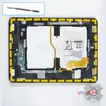 How to disassemble Samsung Galaxy Tab S3 9.7'' SM-T820, Step 6/1