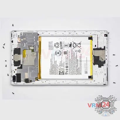 How to disassemble Lenovo Tab 4 TB-8504X, Step 5/2