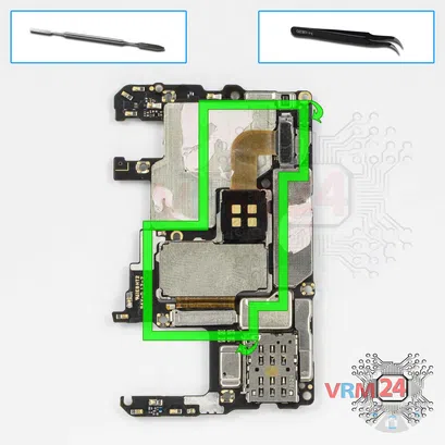 How to disassemble Huawei Mate 20X, Step 18/1