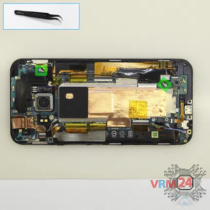 How to disassemble HTC One M9, Step 7/1