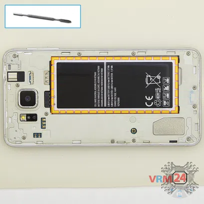 How to disassemble Samsung Galaxy Alpha SM-G850, Step 3/1