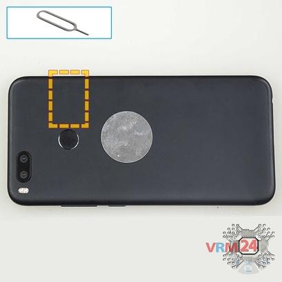 How to disassemble Xiaomi Mi 5X, Step 1/1