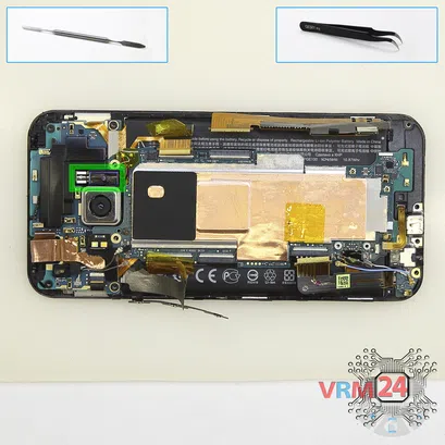 How to disassemble HTC One M9, Step 10/1