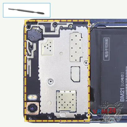 Как разобрать Xiaomi Mi Note, Шаг 4/1