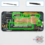 How to disassemble HTC One M9 Plus, Step 6/1