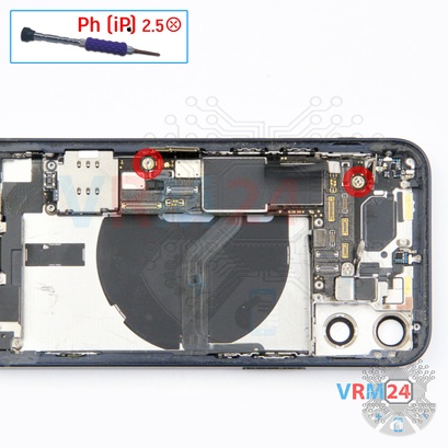 Cómo desmontar Apple iPhone 12 mini, Paso 15/1