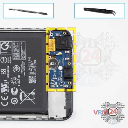 How to disassemble Asus ZenFone Max Pro (M2) ZB631KL, Step 13/1