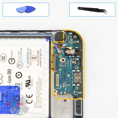 Как разобрать Samsung Galaxy А15 SM-A155, Шаг 13/1